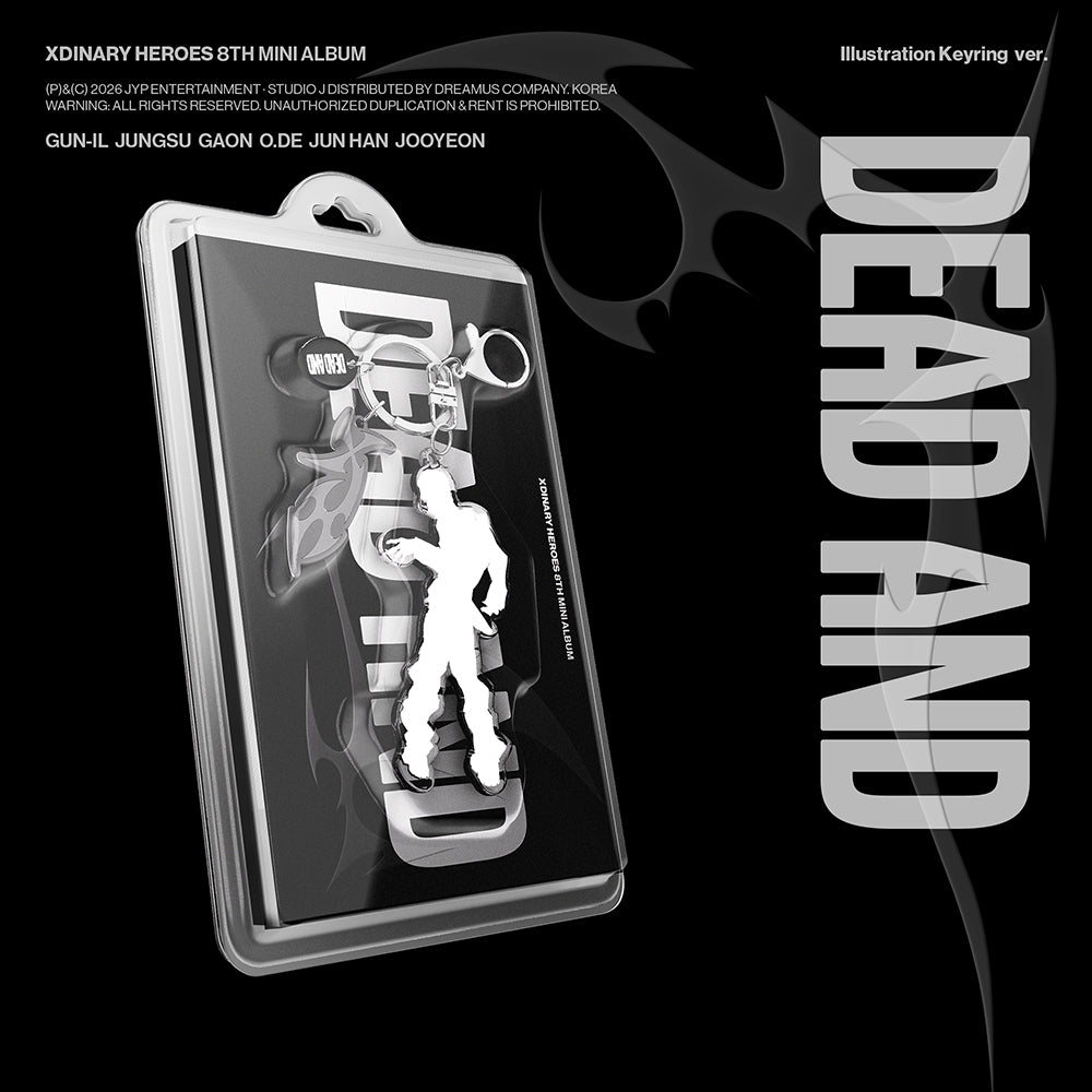 K-POP・アジア 13* SEALED DEAD AND ALBUM Xdinary Heroes XDINARY HEROES - 8TH MINI ALBUM [DEAD AND] ILLUSTRATION KEYRING