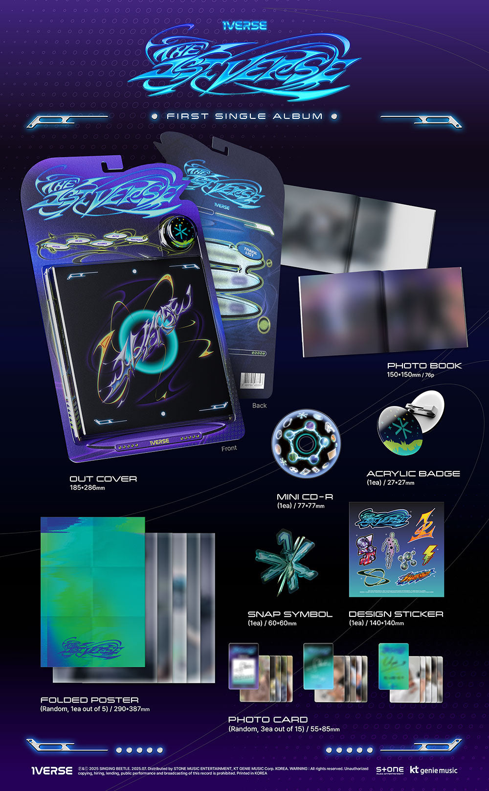 1VERSE - THE 1ST VERSE (1ST SINGLE ALBUM)