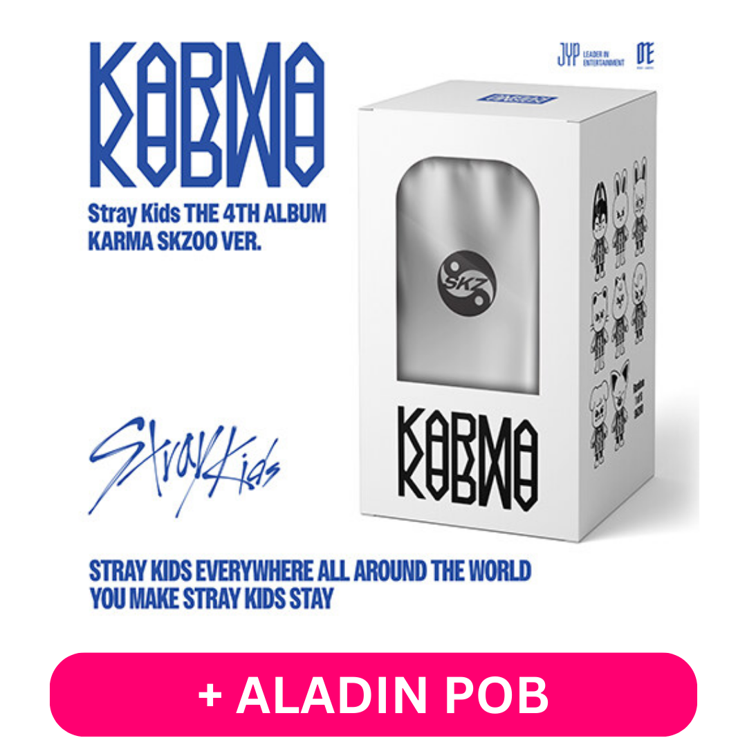 STRAY KIDS - KARMA (SKZOO VER.) + ALADIN POB PHOTOCARD