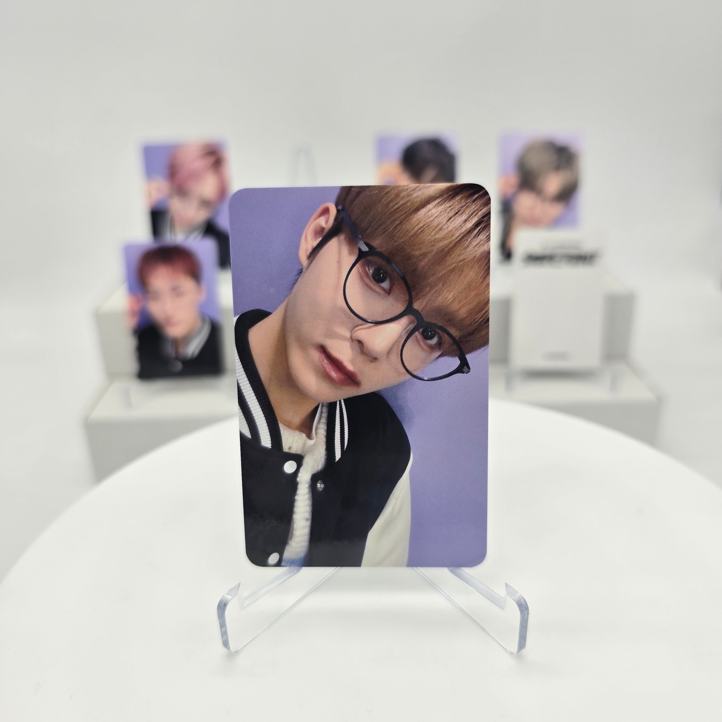 ALL(H)OURS - SMOKE POINT - MAKESTAR-PHOTOCARD (FACE TO FACE VARSITY JACKET)