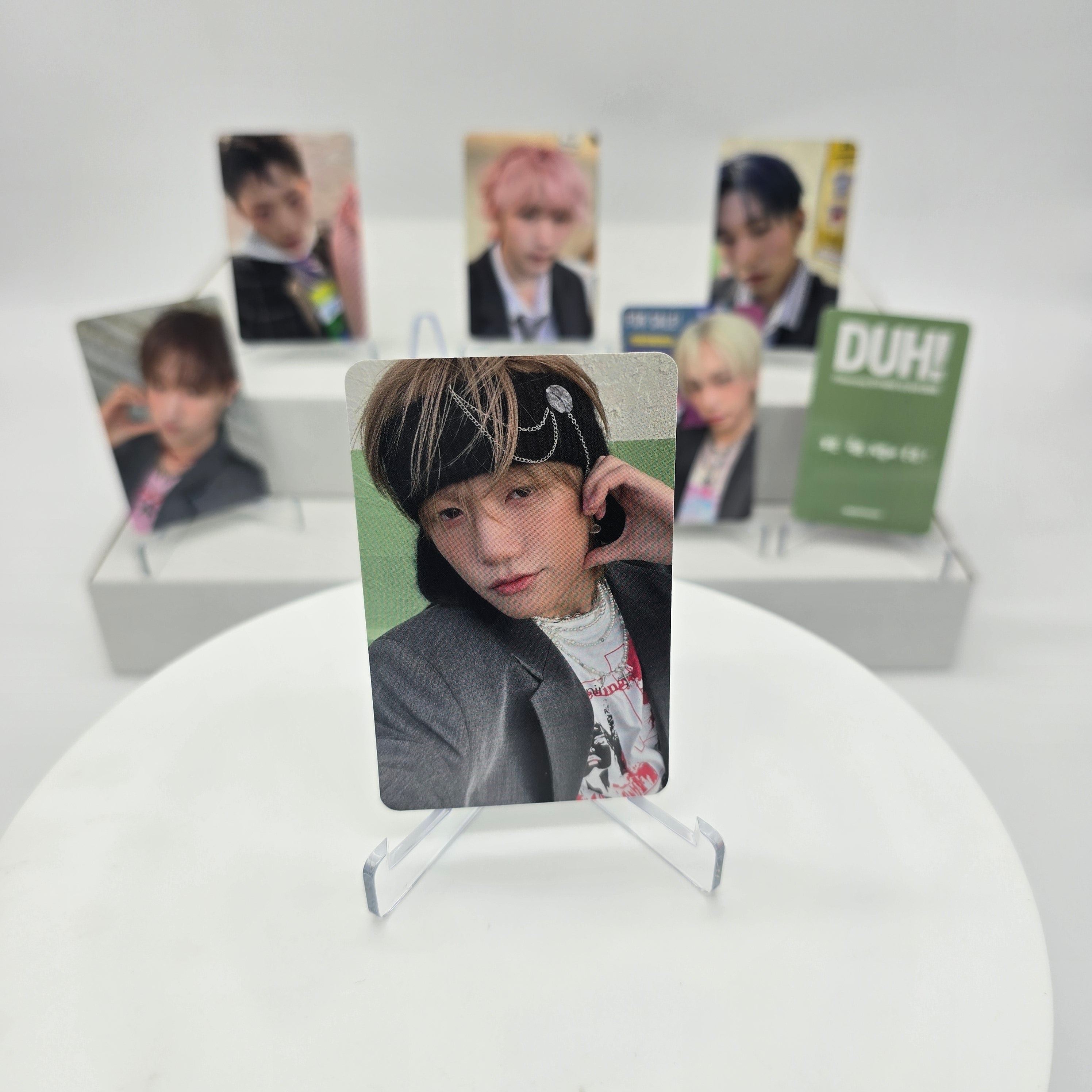 P1HARMONY - DUH! - APPLEMUSIC POB PHOTOCARD (GREEN BACKSIDE)