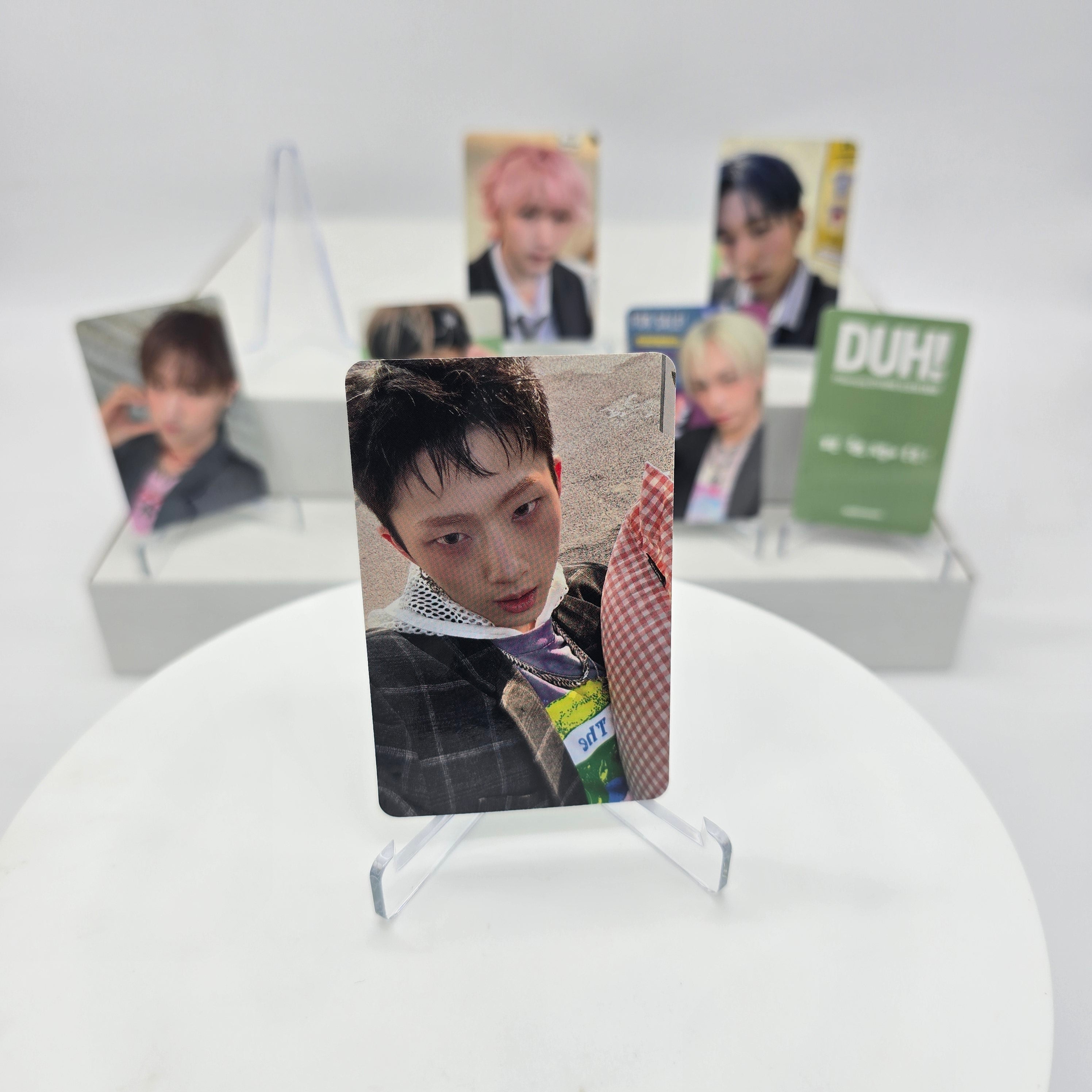 P1HARMONY - DUH! - APPLEMUSIC POB PHOTOCARD (GREEN BACKSIDE)