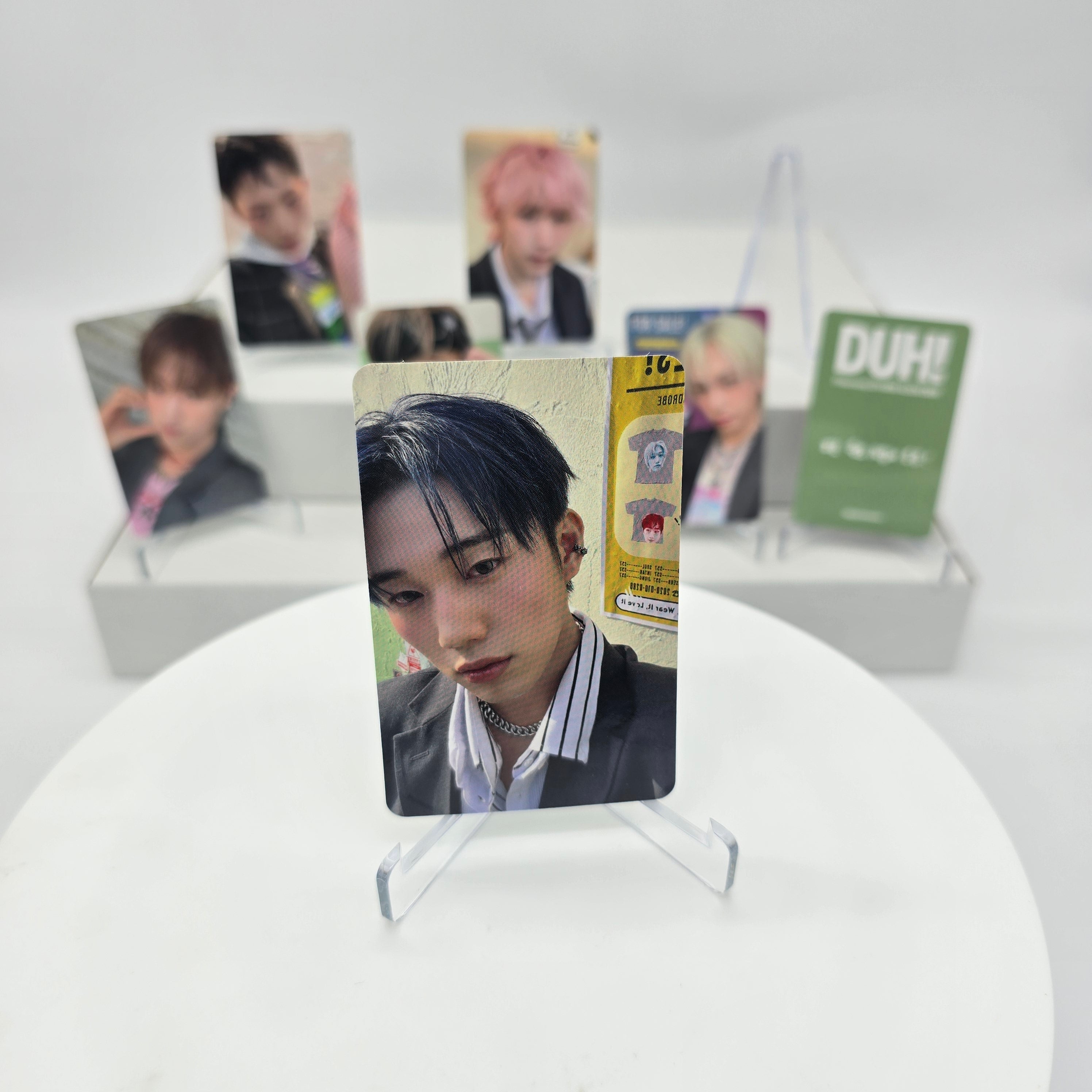 P1HARMONY - DUH! - APPLEMUSIC POB PHOTOCARD (GREEN BACKSIDE)