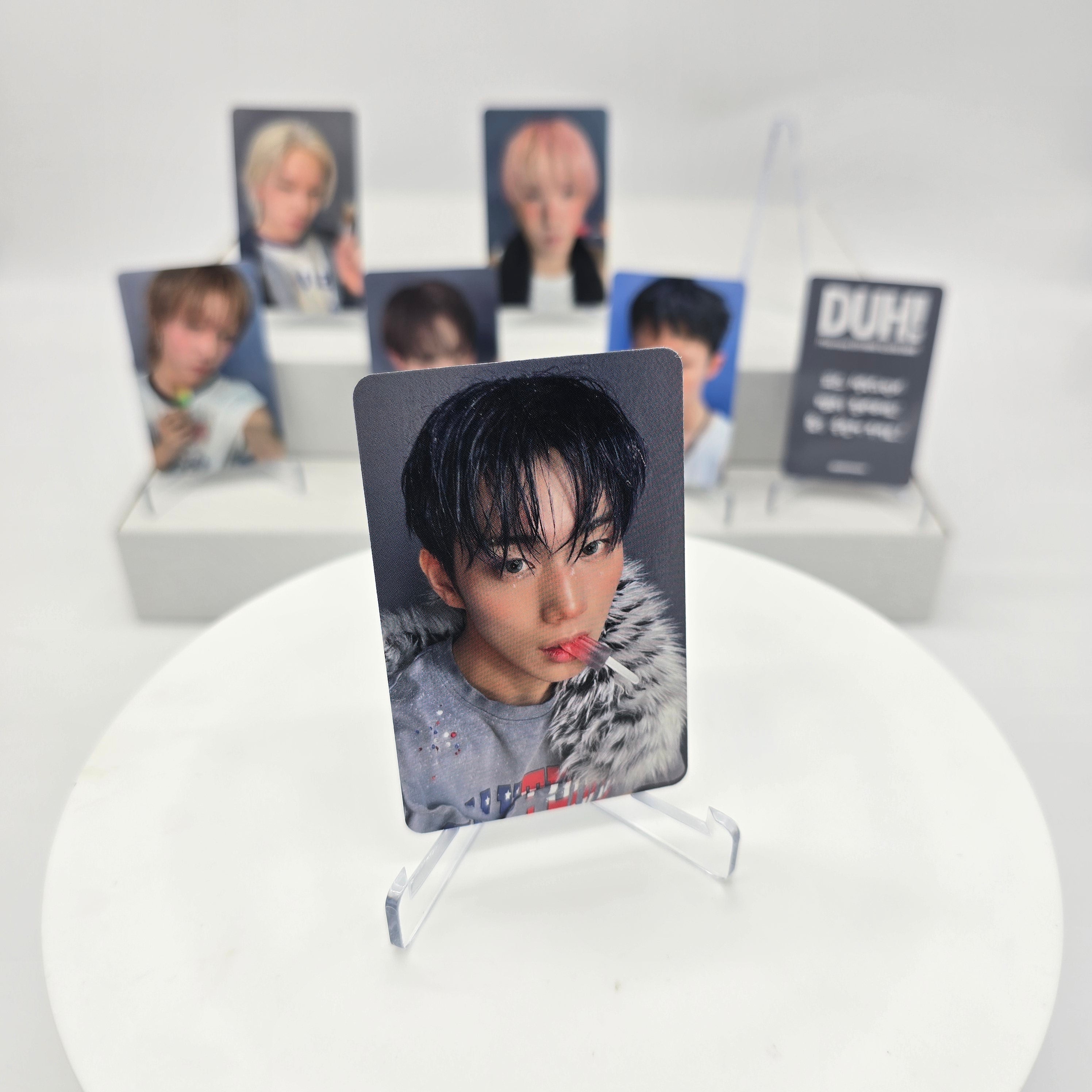 P1HARMONY - DUH! - APPLEMUSIC POB PHOTOCARD (GRAY BACKSIDE)