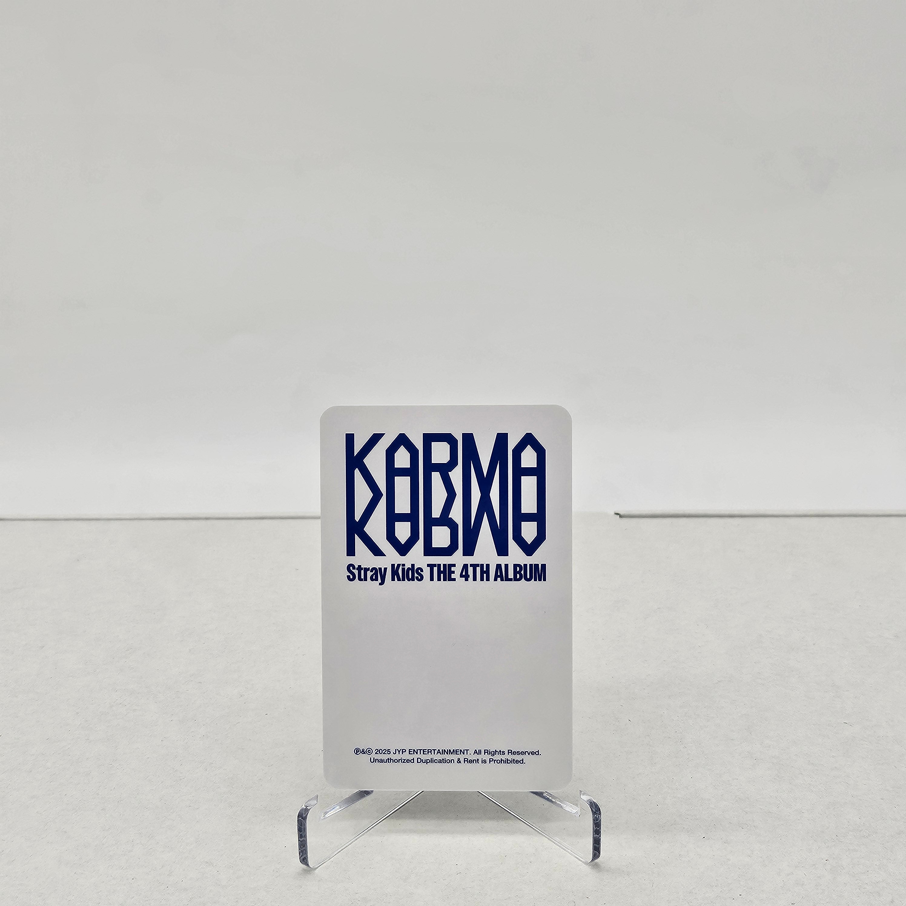 STRAY KIDS - KARMA (SKZOO VER.) - SOUNDWAVE POB PHOTOCARD