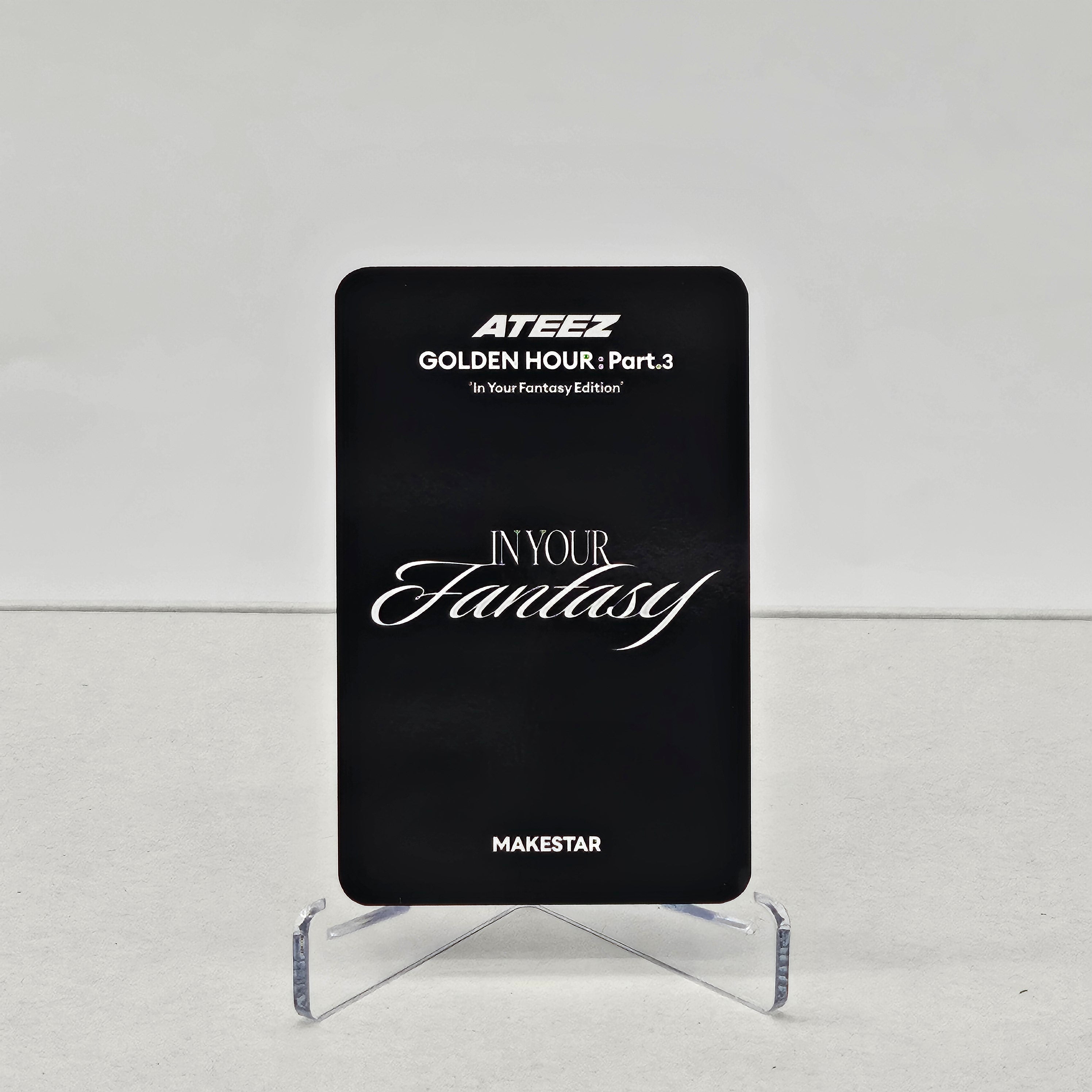 ATEEZ - GOLDEN HOUR : Part.3 ‘In Your Fantasy Edition’ (Fantasy VER. Limited Edition) - MAKESTAR POB PHOTOCARD