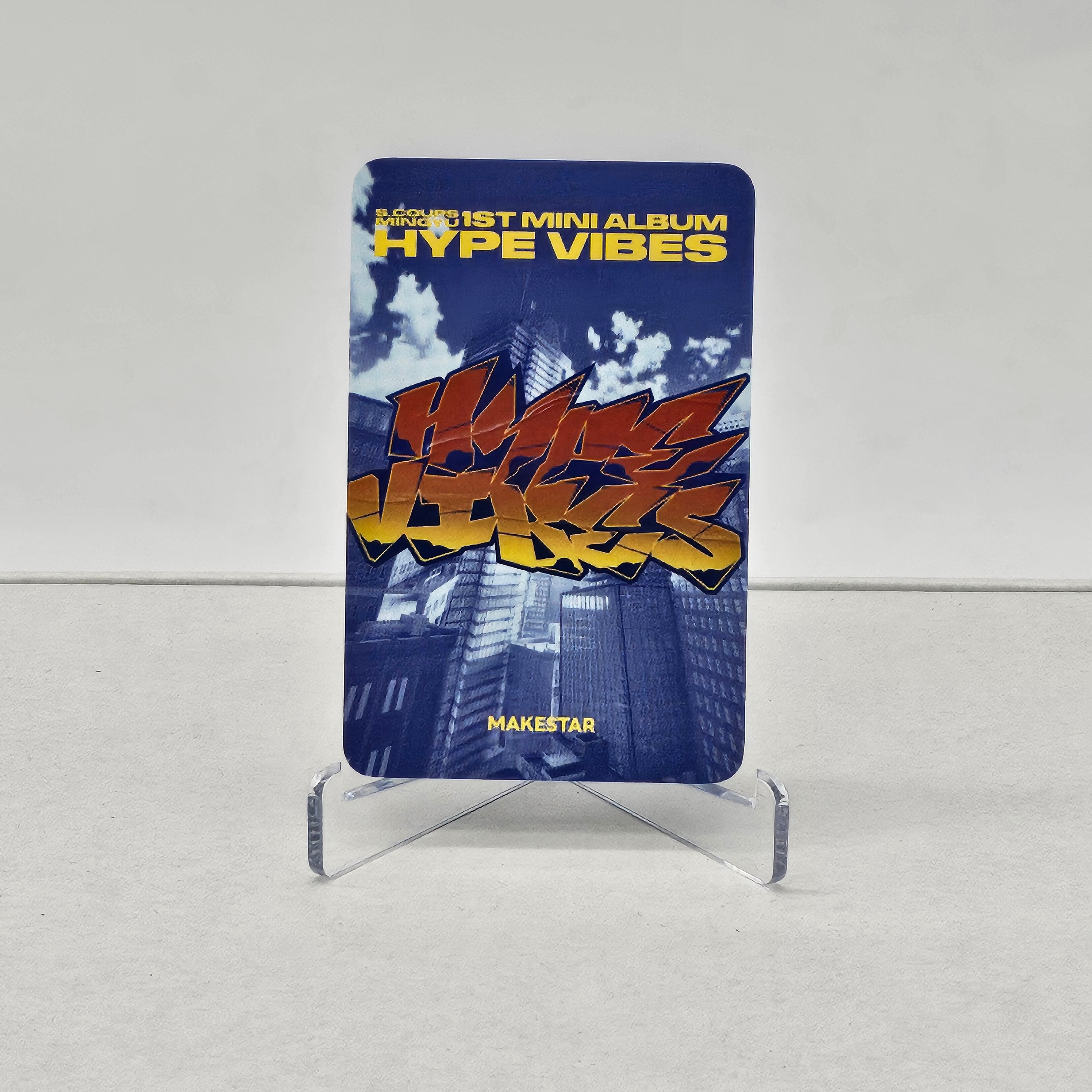 S.COUPS X MINGYU (SEVENTEEN) - HYPE VIBES (COMPACT VER.) - MAKESTAR POB PHOTOCARD
