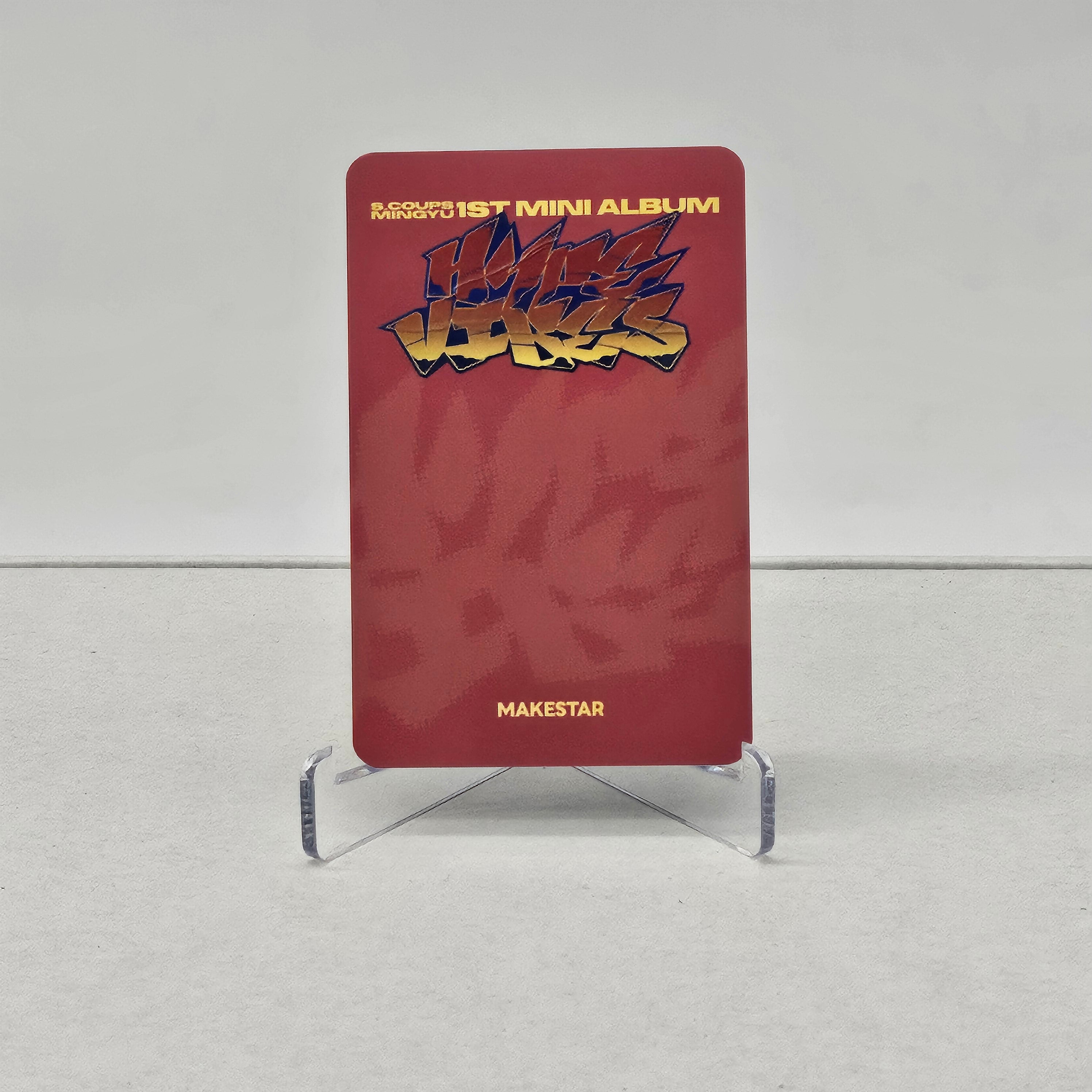 S.COUPS X MINGYU (SEVENTEEN) - HYPE VIBES (STANDARD VER.) - MAKESTAR POB PHOTOCARD