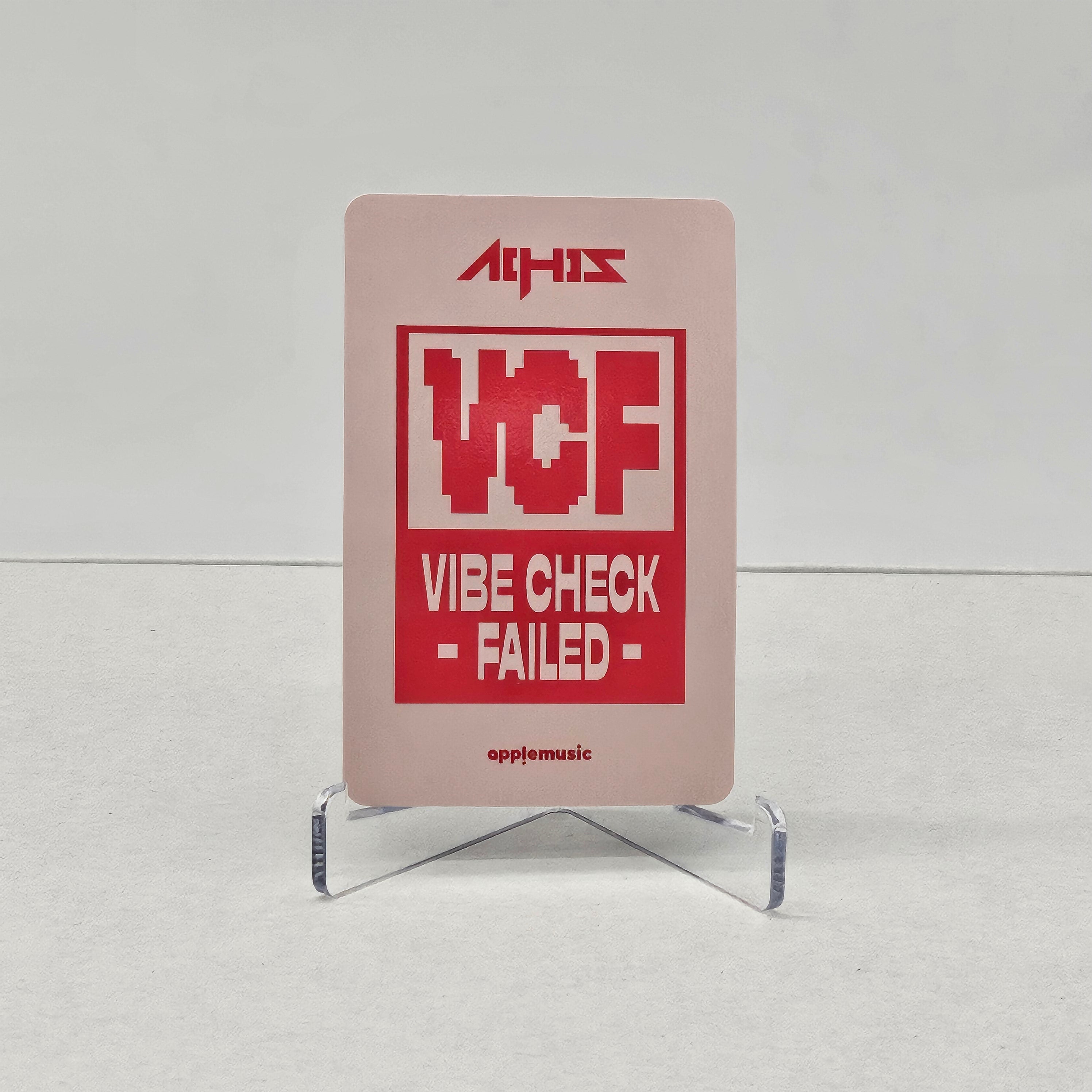 ALL(H)OURS - VCF - APPLEMUSIC POB PHOTOCARD