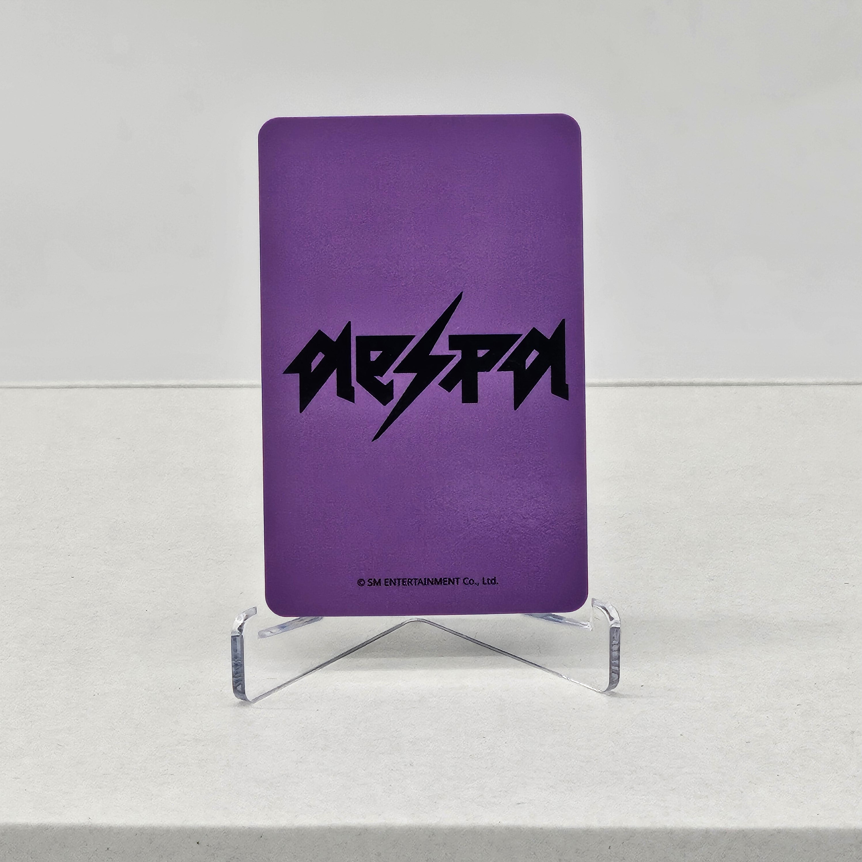 AESPA - RICH MAN - APPLEMUSIC POB PHOTOCARD