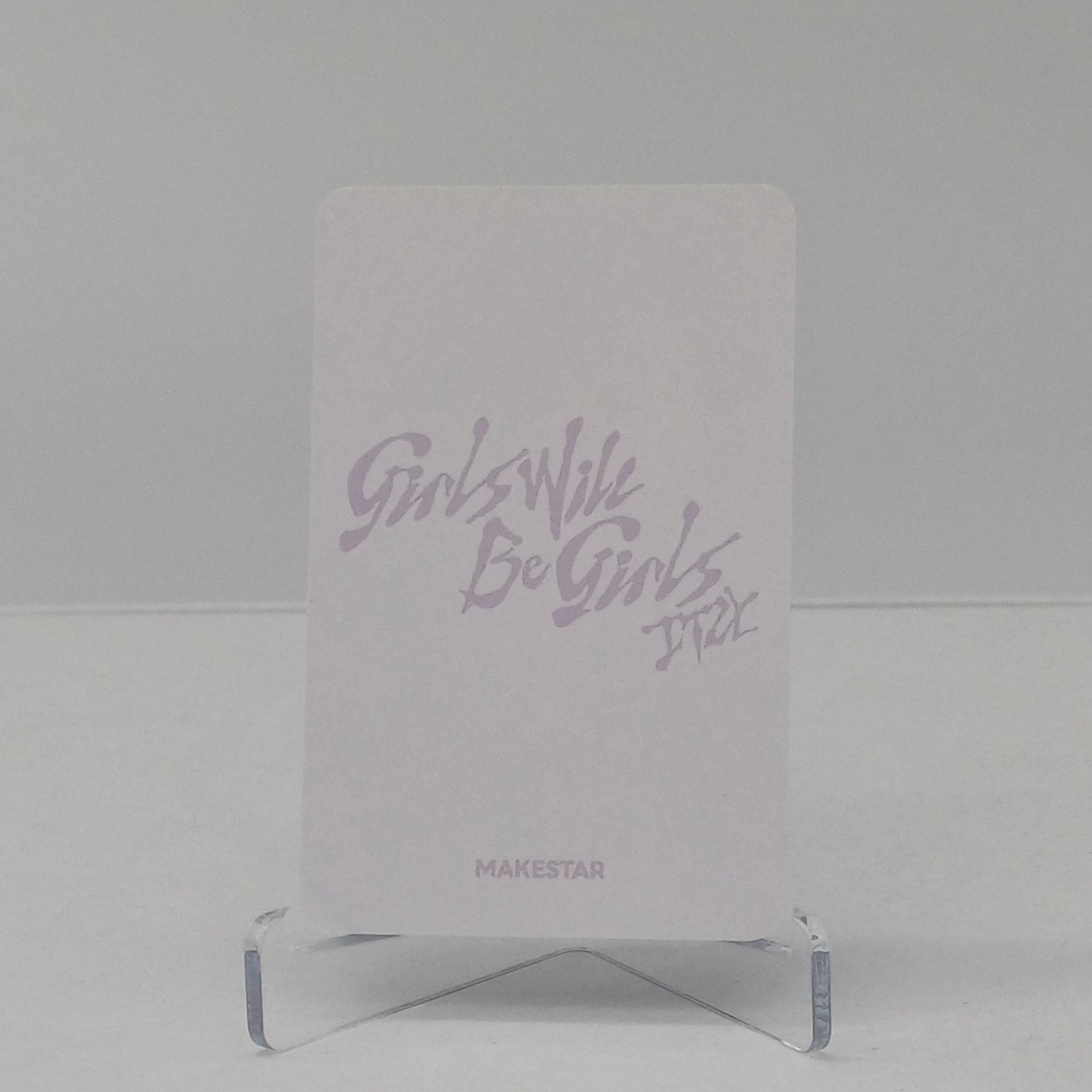 ITZY - GIRLS WILL BE GIRLS - MAKESTAR PHOTOCARD (JELLY VER.)