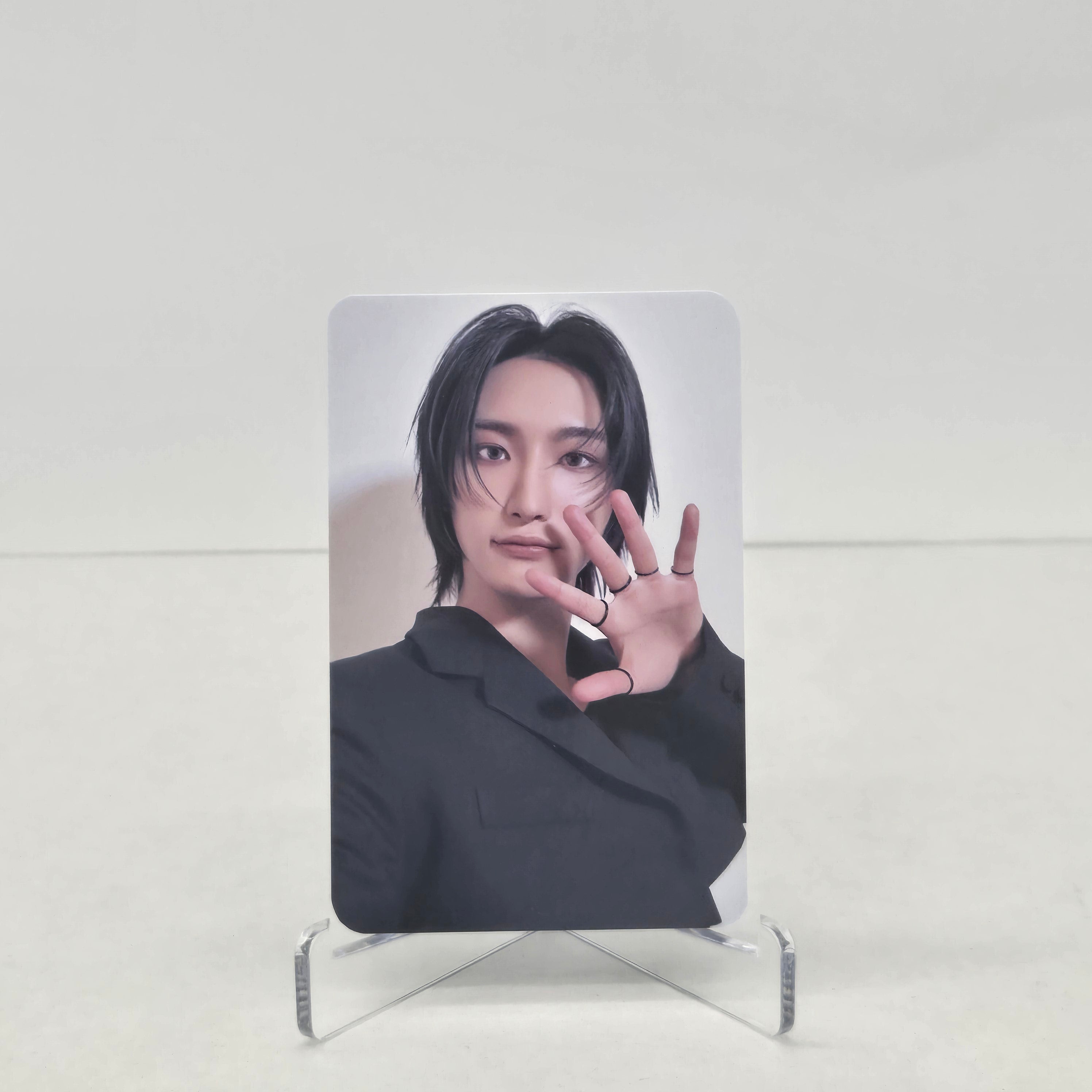 ATEEZ - GOLDEN HOUR : PART.2 - fanplee PHOTOCARD (BLACK BACKSIDE)