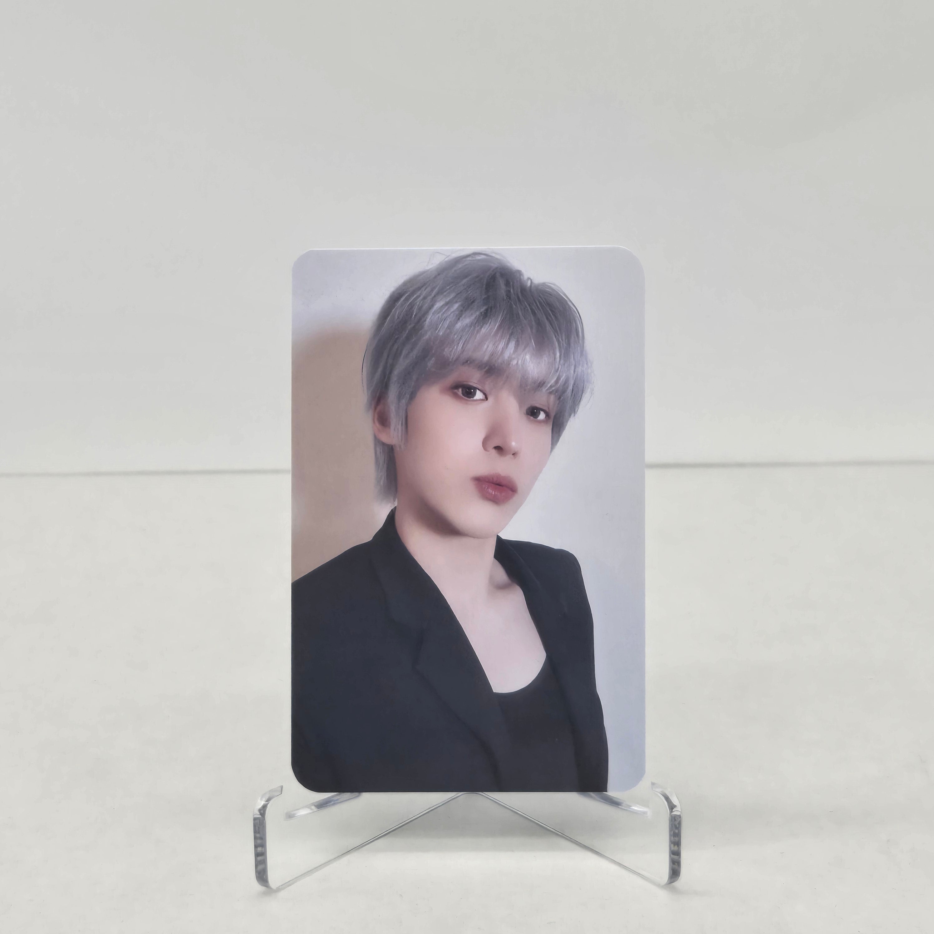 ATEEZ - GOLDEN HOUR : PART.2 - fanplee PHOTOCARD (BLACK BACKSIDE)