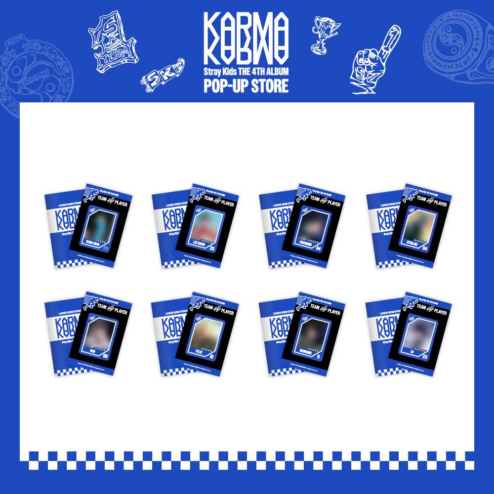 straykids KARMA ステッカーブック STICKER BOOK STRAY KIDS - KARMA POP-UP MD LOCKER ROOM STICKER BOOK – TOKKI-SHOP