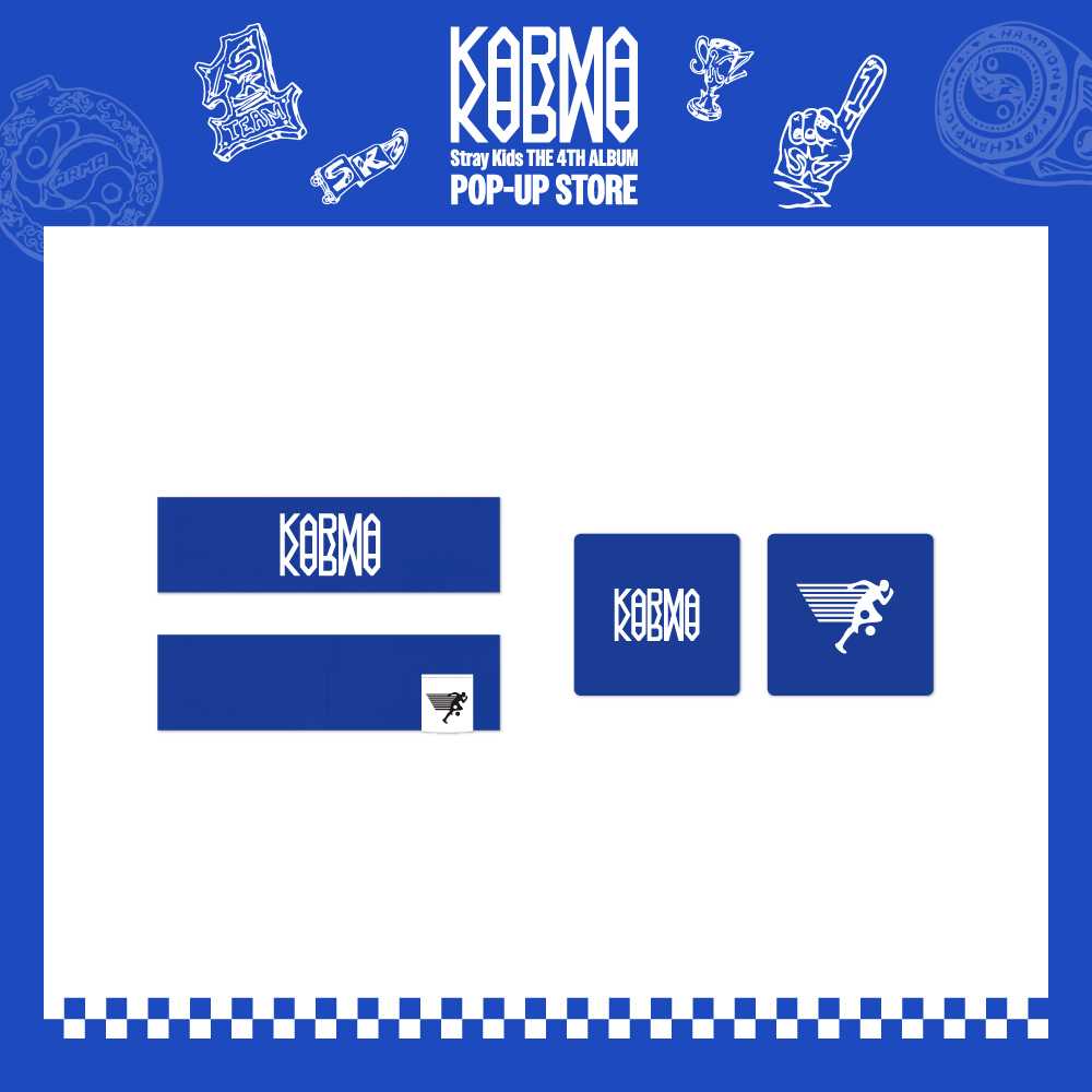 STRAY KIDS - KARMA POP-UP MD HEAD BAND & SWEAT BAND SET