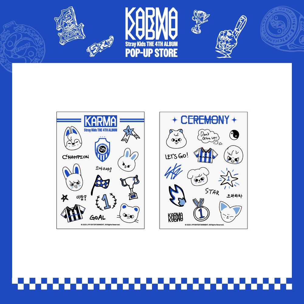 STRAY KIDS - KARMA POP-UP MD TATTOO STICKER