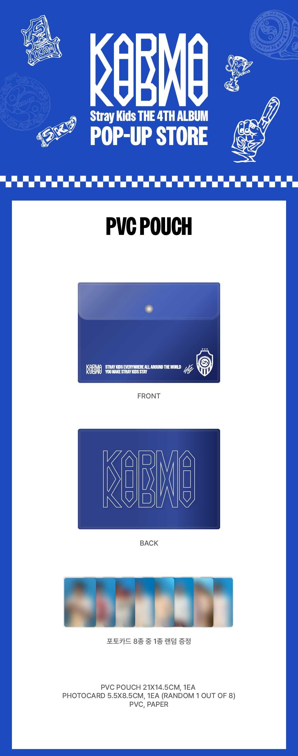 STRAY KIDS - KARMA POP-UP MD PVC POUCH