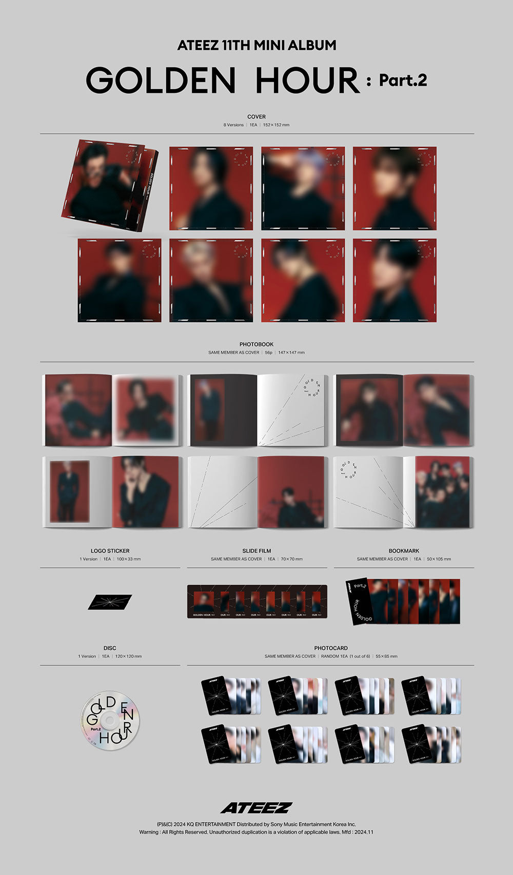 ATEEZ - GOLDEN HOUR : PART.2 (DIGIPACK VER.)