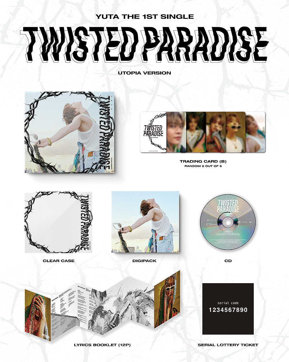 YUTA (NCT) - TWISTED PARADISE (JAPANESE ALBUM)