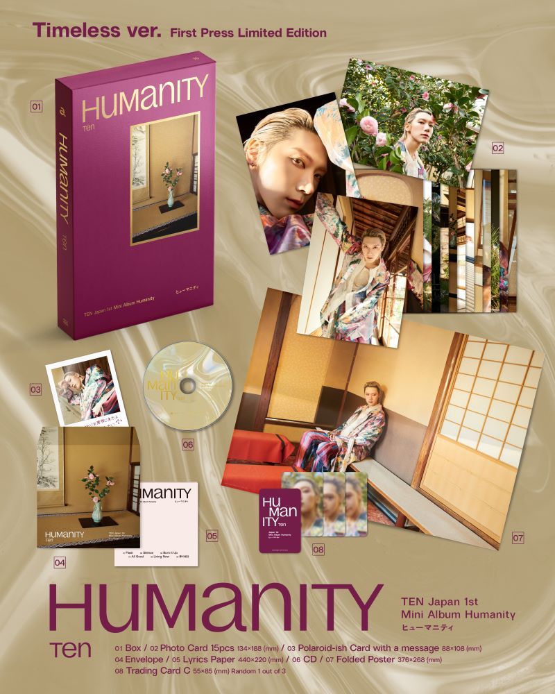 TEN (WAYV) - HUMANITY (1ST JAPANESE MINI ALBUM)