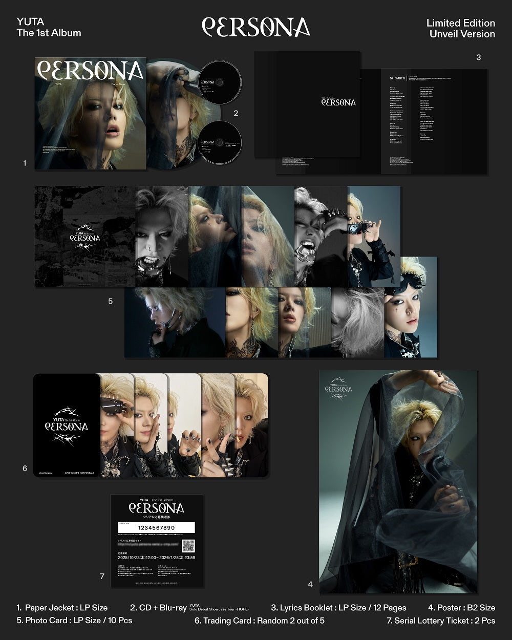 YUTA (NCT 127)- PERSONA (1ST FULL JAPANESE ALBUM)