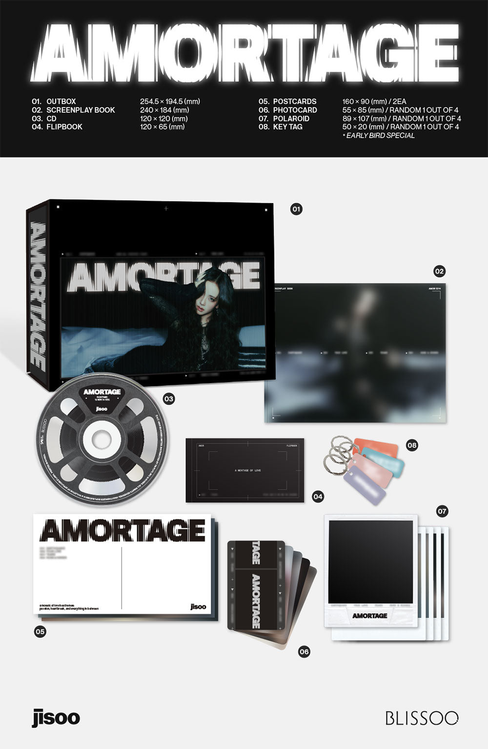 JISOO (BLACKPINK) - AMORTAGE (EXCLUSIVE EDITION)