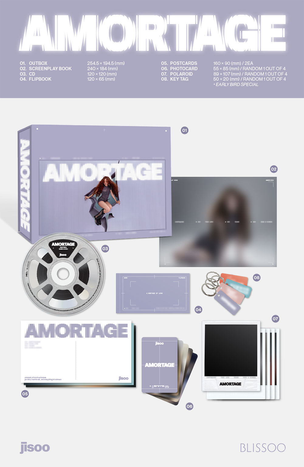 JISOO (BLACKPINK) - AMORTAGE (EXCLUSIVE EDITION)