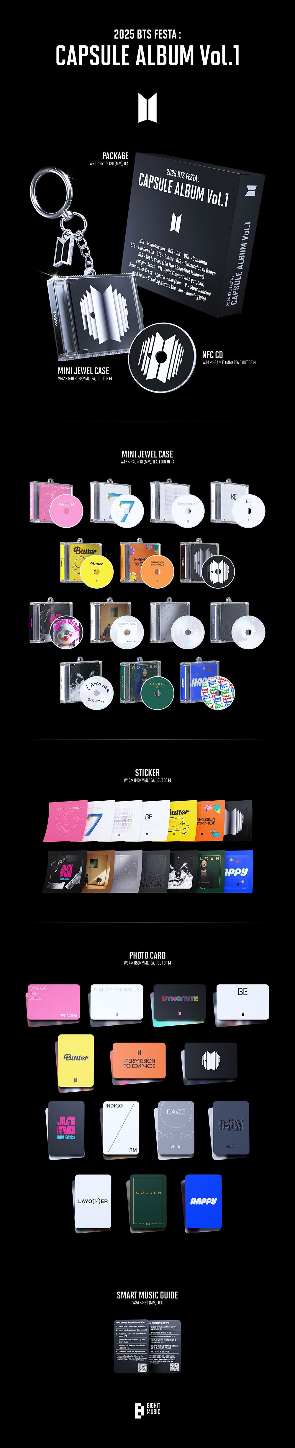 BTS - 2025 BTS FESTA : CAPSULE ALBUM VOL. 1