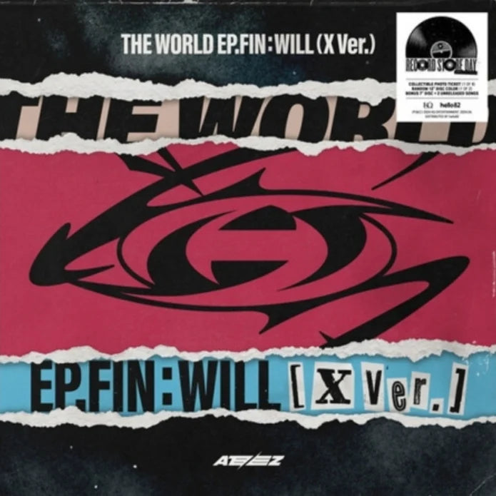 ATSUSHI / Theworldwoks2021★CD+GOODS★Kαin ATEEZ - THE WORLD EP.FIN : WILL (LIMITED GATEFOLD EXCLUSIVE VINYL
