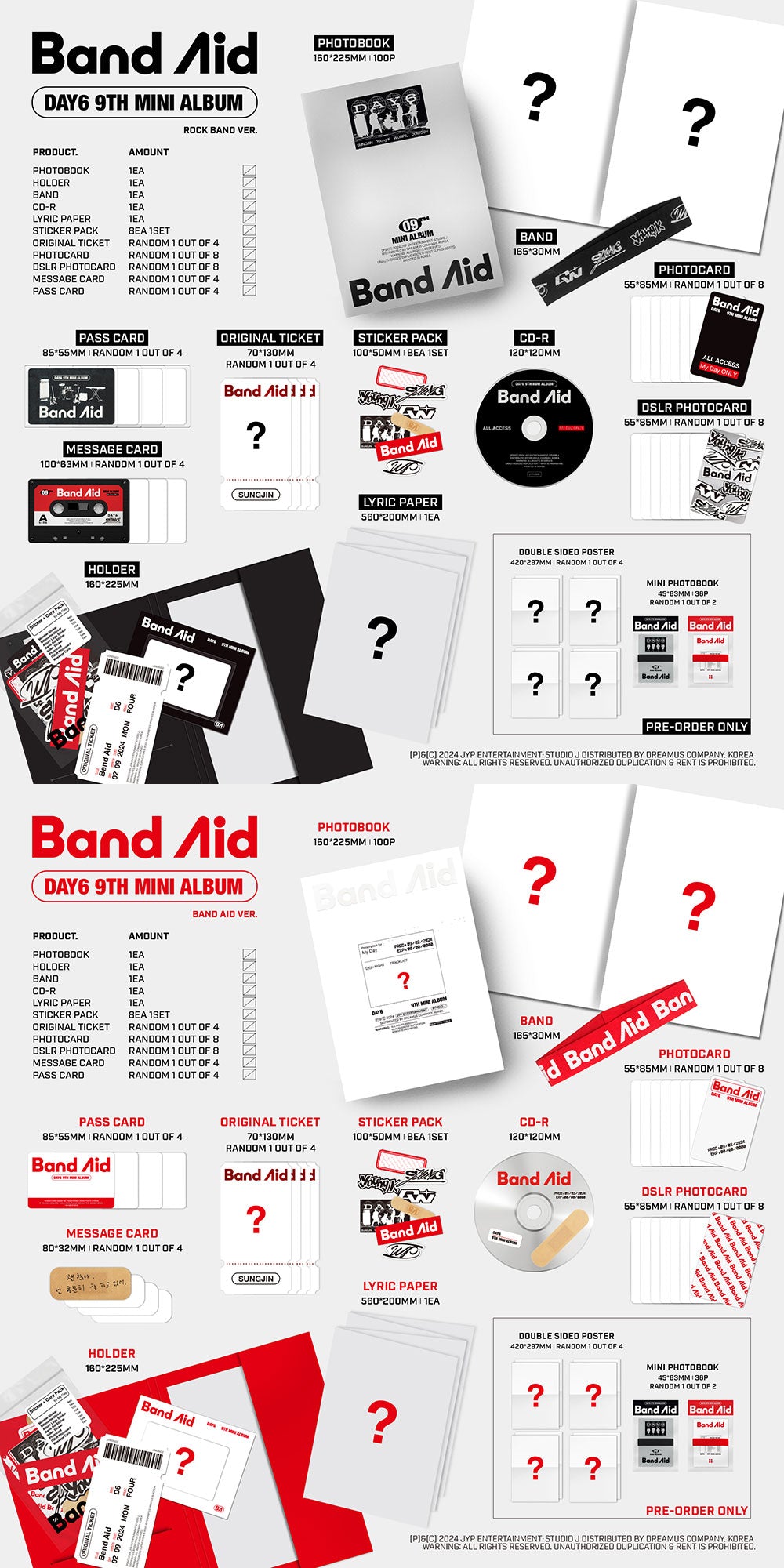 DAY6 - BAND AID (9TH MINI ALBUM)