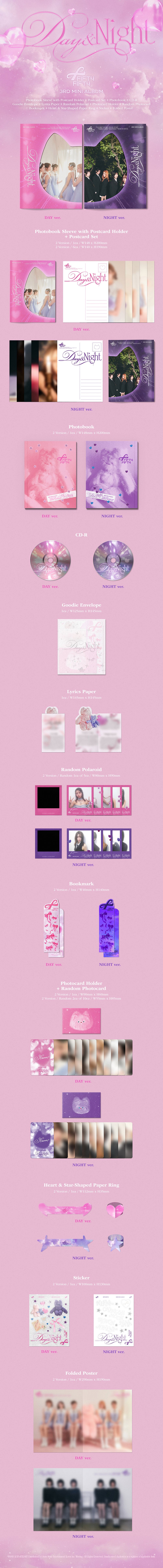 FIFTY FIFTY - DAY & NIGHT (3RD MINI ALBUM)