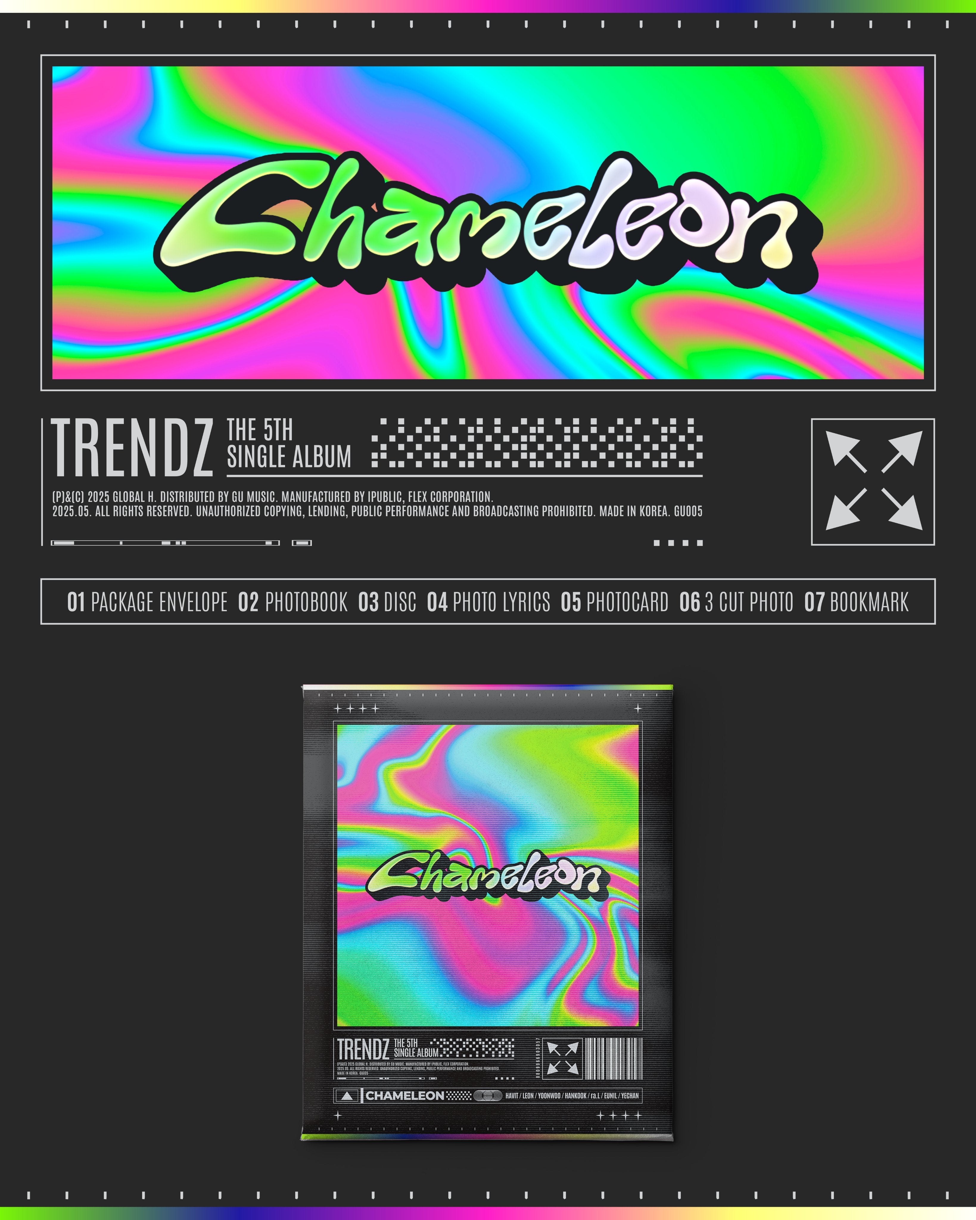 TRENDZ - CHAMELEON (5TH SINGLE ALBUM)