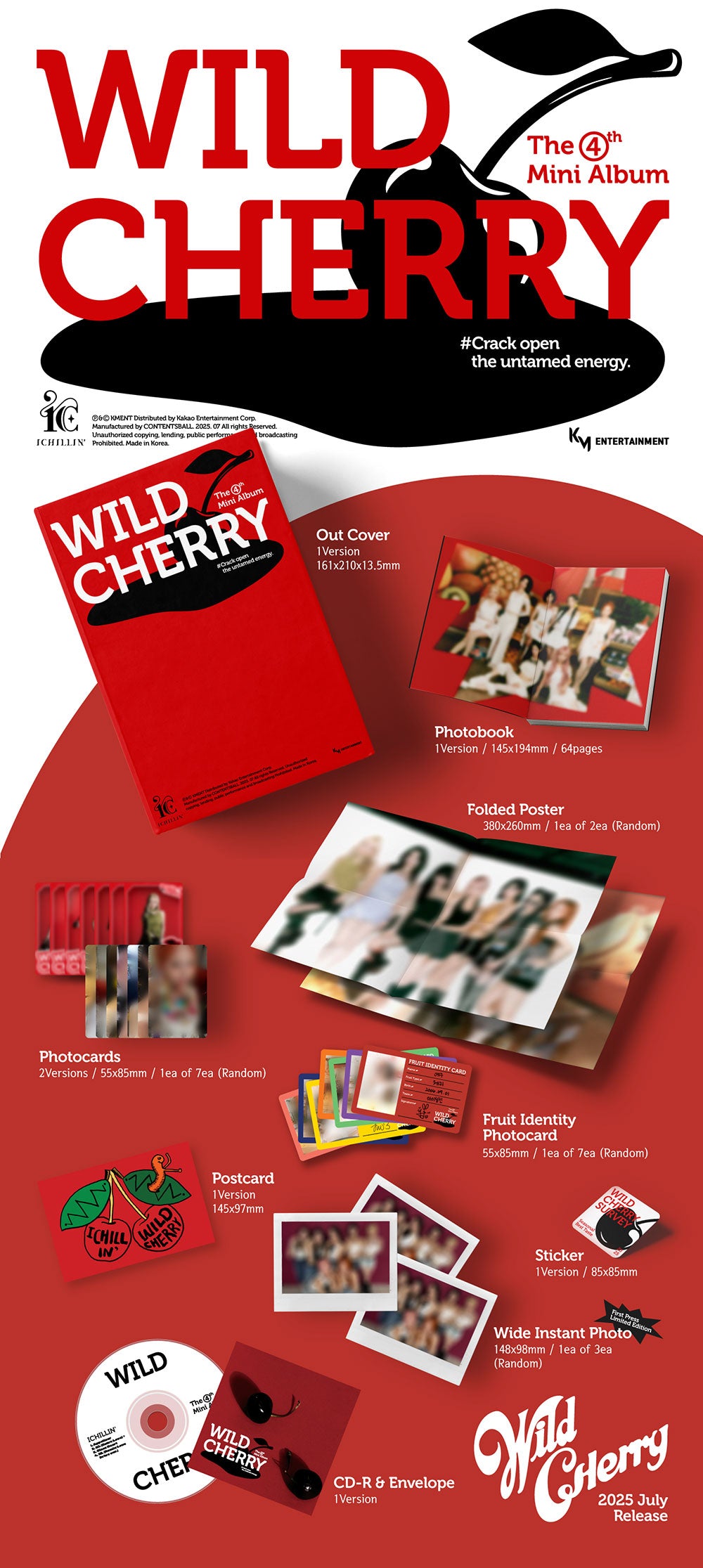 ICHILLIN´ - WILD CHERRY (4TH MINI ALBUM)