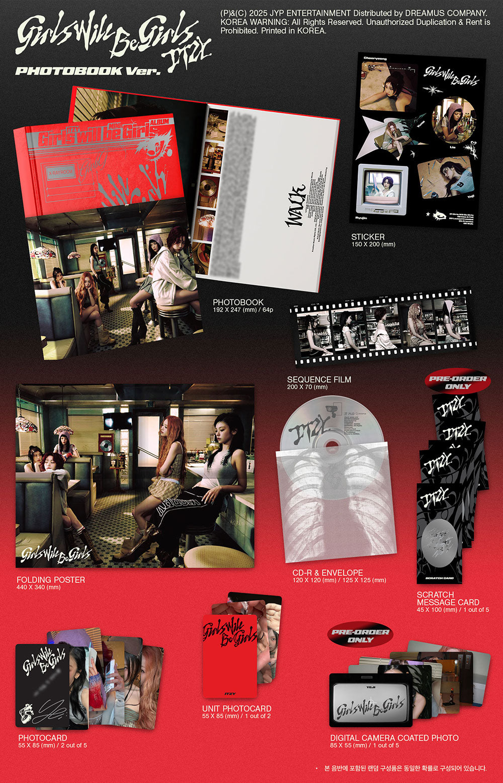 ITZY - GIRLS WILL BE GIRLS (PHOTOBOOK VER.)