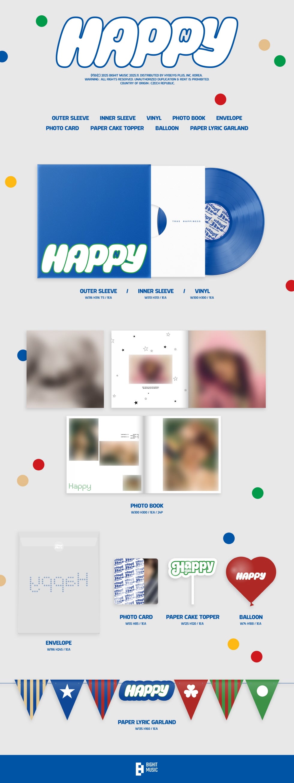 JIN (BTS) - HAPPY (LP)