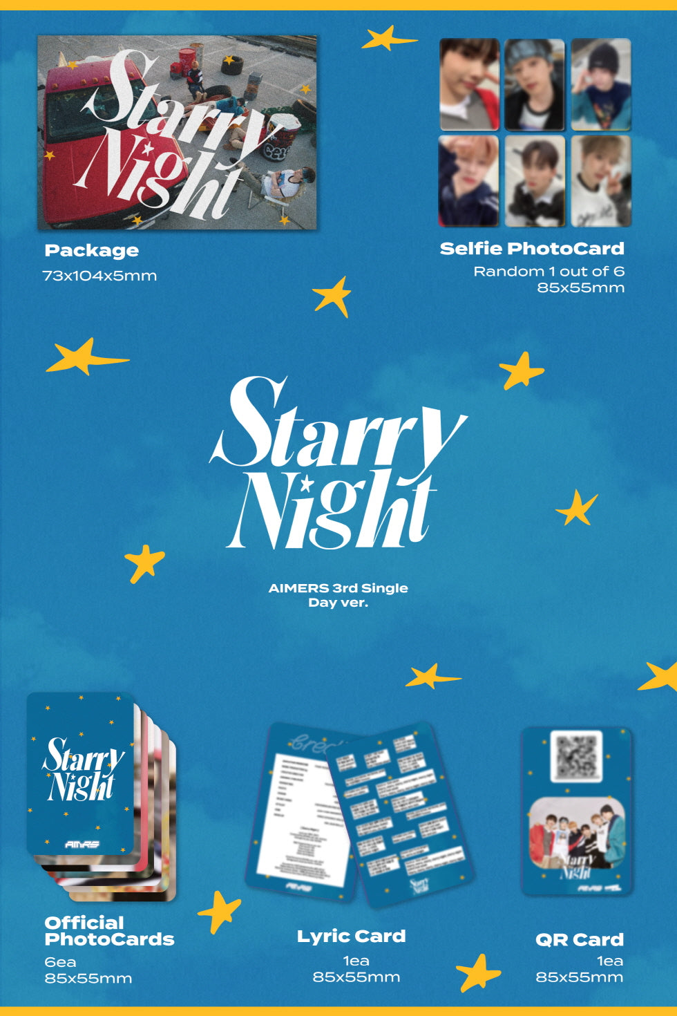 AIMERS - STARRY NIGHT (3RD SINGLE ALBUM)