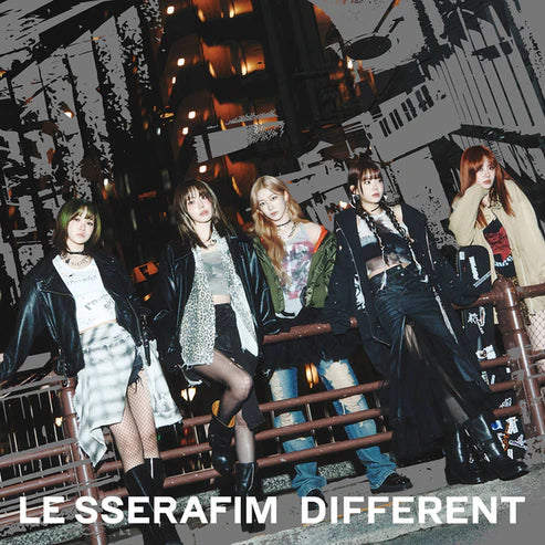 LE SSERAFIM - DIFFERENT (4TH JAPANESE SINGLE ALBUM)