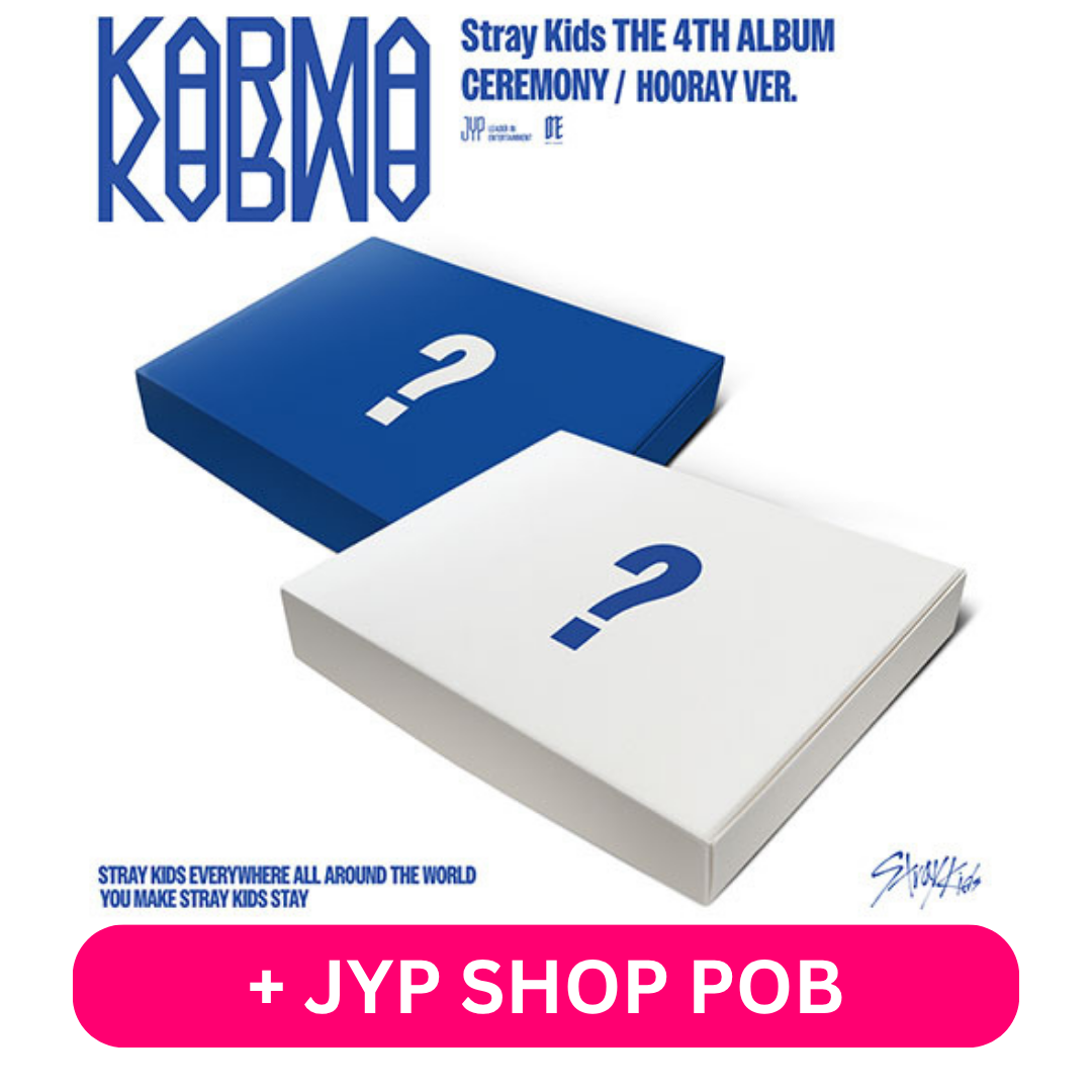 STRAY KIDS - KARMA (STANDARD VER.) + JYP SHOP POB PHOTOCARD