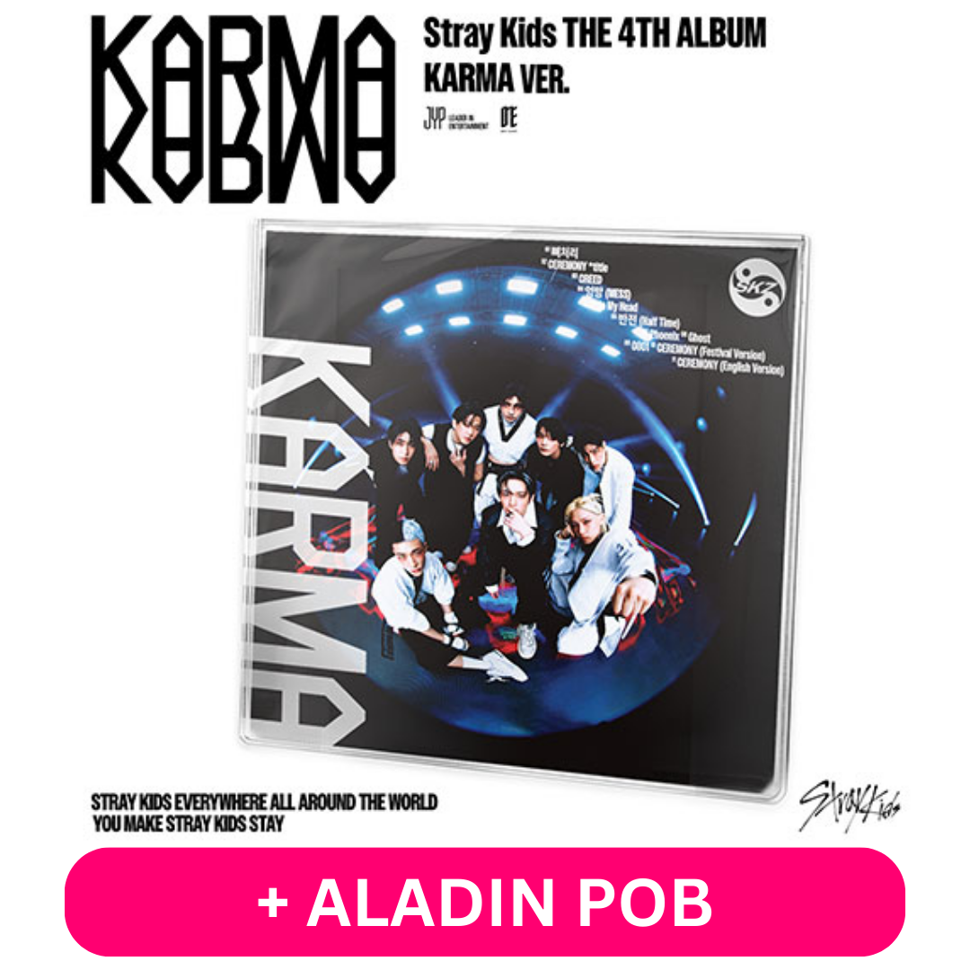 STRAY KIDS - KARMA (KARMA VER. LIMITED EDITION) + ALADIN POB PHOTOCARD