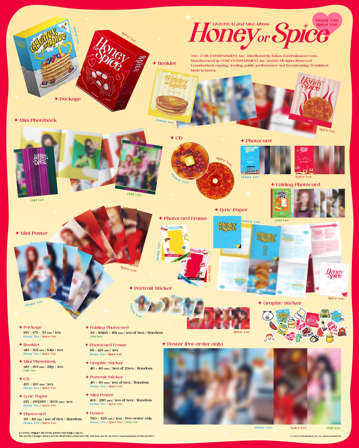 LIGHTSUM - HONEY OR SPICE (2ND MINI ALBUM)