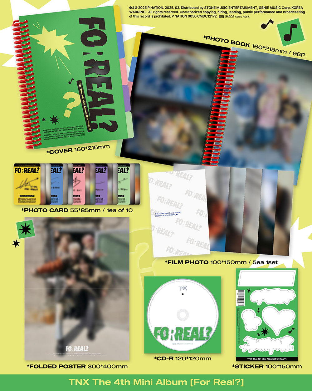 TNX - FOR REAL? (4TH MINI ALBUM)