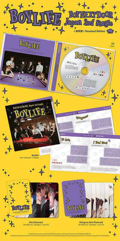 BOYNEXTDOOR - BOYLIFE (JAPANESE 2ND SINGLE ALBUM)