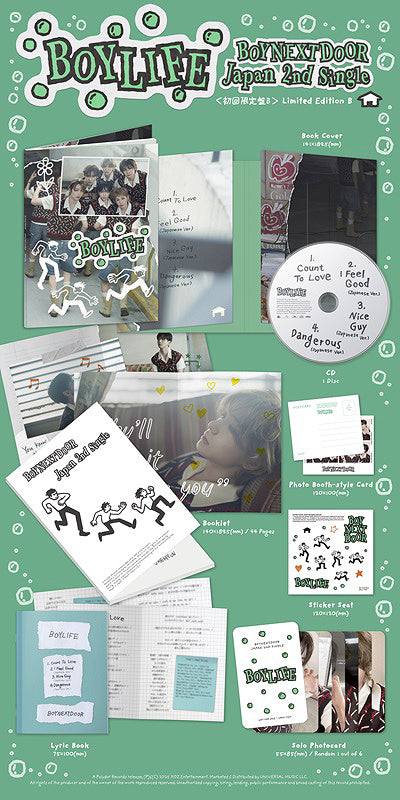 BOYNEXTDOOR - BOYLIFE (JAPANESE 2ND SINGLE ALBUM)