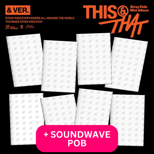 STRAY KIDS - THIS & THAT (& VER.) + SOUNDWAVE POB PHOTOCARD