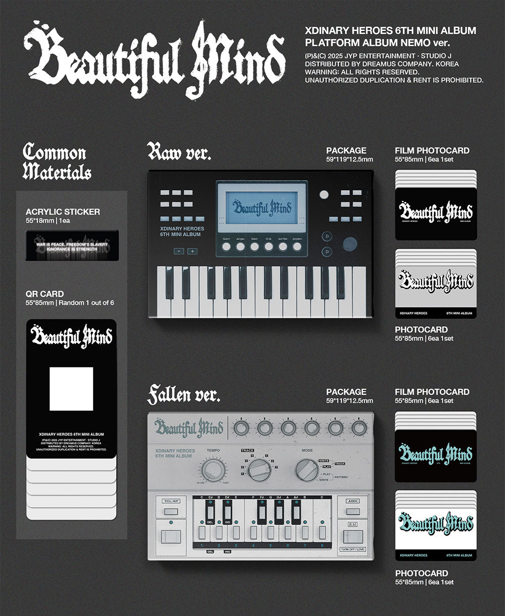 XDINARY HEROES - BEAUTIFUL MIND (PLATFORM VER.)