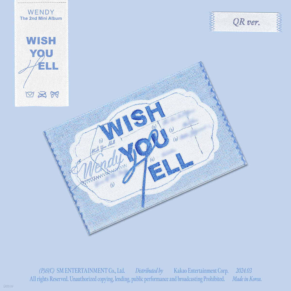 WENDY (RED VELVET) - WISH YOU HELL (QR VERSION) [2ND MINI ALBUM