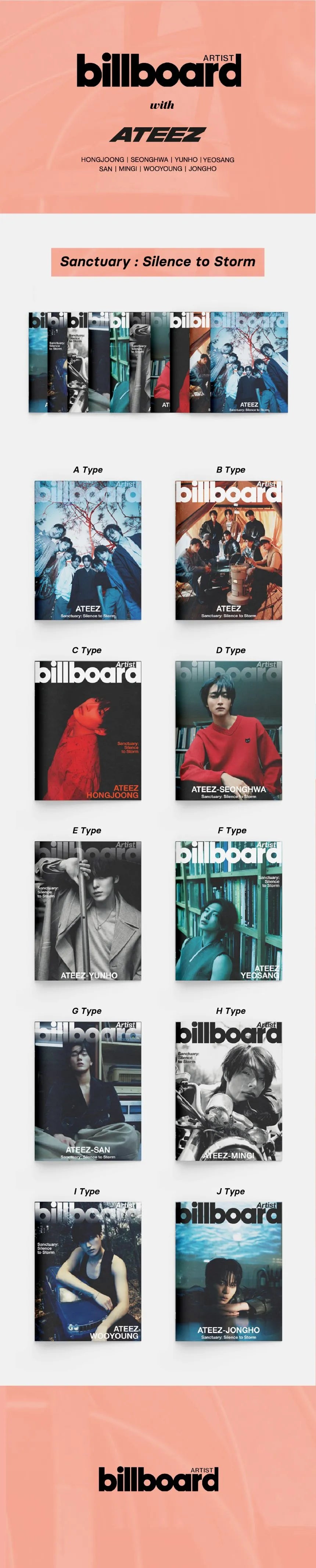 ATEEZ - BILLBOARD ARTIST MAGAZINE