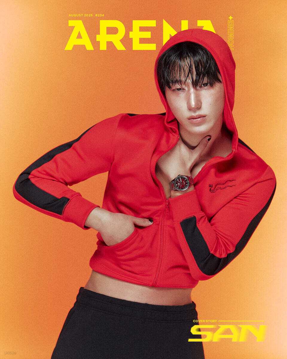 SAN (ATEEZ) - ARENA MAGAZINE 08.2025