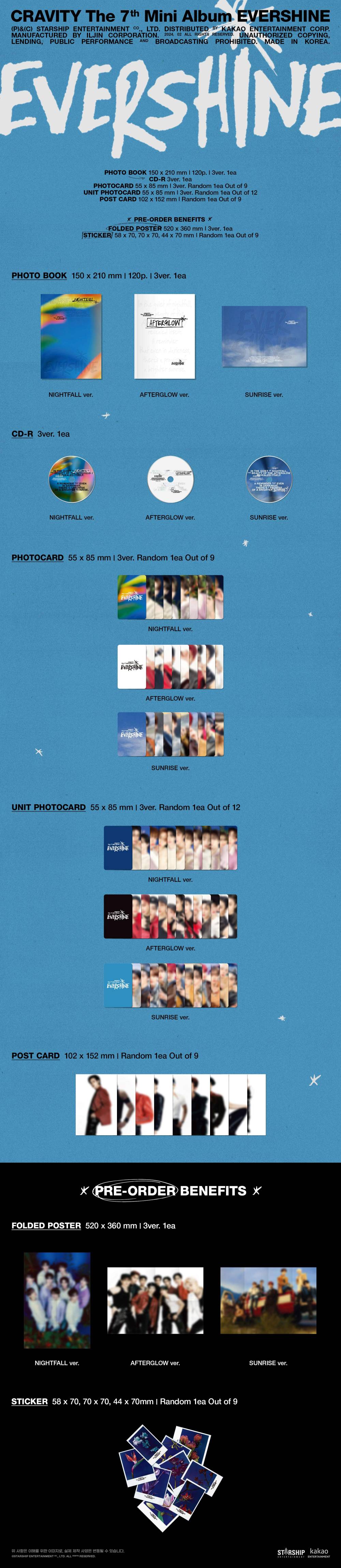 CRAVITY - EVERSHINE (7TH MINI ALBUM)