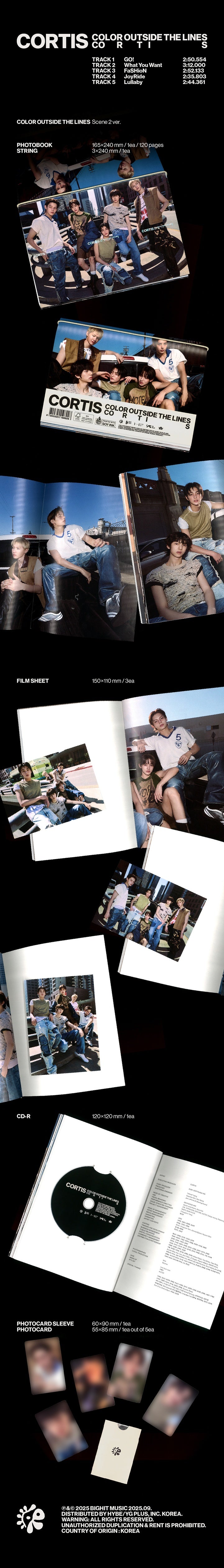 CORTIS - COLOR OUTSIDE THE LINES (1ST EP ALBUM)